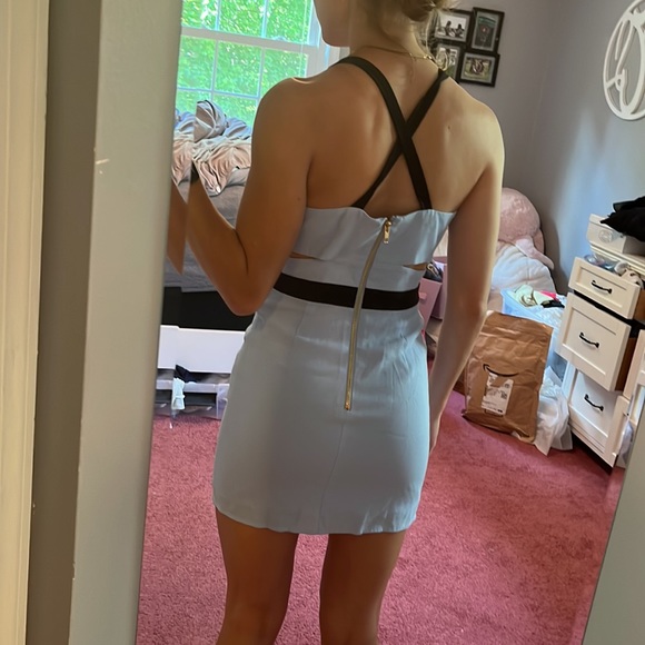 Blue bodycon revolve dress - Picture 3 of 6